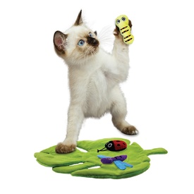 KONG Pull-A-Partz Bugz Interactive Plush Catnip Cat Toy image 1