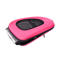 IBIYAYA 5-in-1 Combo EVA pet Carrier & Stroller Backpack - Hot Pink image 1