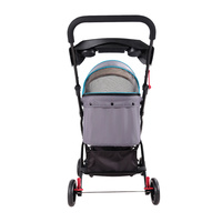 Ibiyaya Easy Stroller Pet Buggy in Grey & Blue image 1