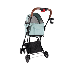 Ibiyaya Travois Tri-fold Pet Travel Stroller System - Spearmint image 1