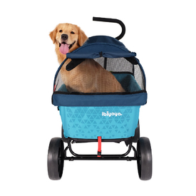 Ibiyaya Noah All-Around Beach Wagon for Pets - Pacific Blue image 1
