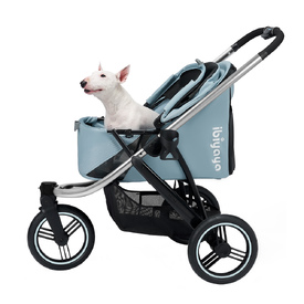 Ibiyaya The Beast Pet Jogger Stroller for dogs up to 25kg - Flash Grey image 1