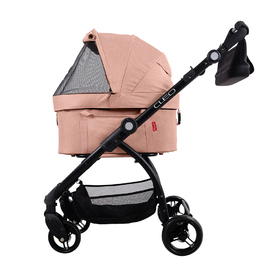 Ibiyaya CLEO Multifunction Pet Stroller & Car Seat Travel System - Coral Pink image 1
