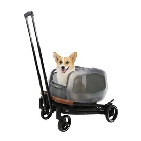 Ibiyaya NeoRider Multi-purpose Detachable Pet Stroller - Silver Mist  image 1