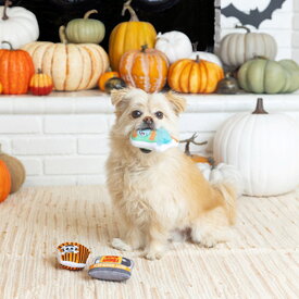 Fringe Studio Halloween Plush Squeaker Dog Toys - Fright Nights 3 Minis image 1