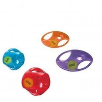 KONG Jumbler Rubber FootBall with Hidden Tennis Ball Dog Toy image 1