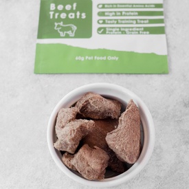 Laila & Me Freeze Dried Raw Australian Beef Dog Treats 60g/140g image 1