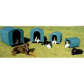 Houndhouse Kennel Flea-Free Waterproof Canvas Dog House - Large image 1