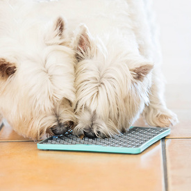 LickiMat Playdate Tuff Slow Food Bowl Anti-Anxiety Mat for Dogs image 1