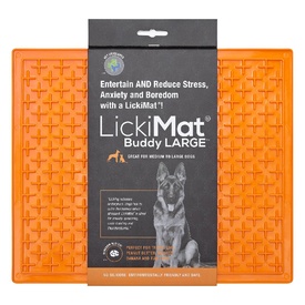 Lickimat Buddy Original Slow Food Anti-Anxiety Licking Mat for Dogs - X-Large image 1