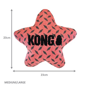 3 x KONG Maxx Star Puncture Resistant Plush Dogs Toy image 1