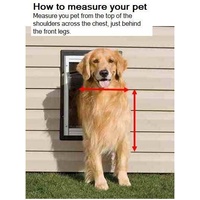Petsafe Staywell Aluminium Pet Door for Wooden Doors and Walls - includes Flexible Flap image 1