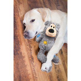4 x KONG Wild Knots Bear - Tug & Snuggle Plush Dog Toy- X-Small assorted image 1