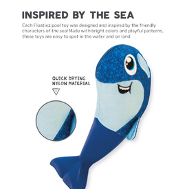 Outward Hound Floatiez Orca Whale Bobber Floating Squeaker Dog Toy image 1