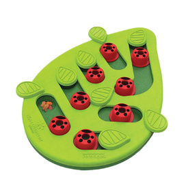 Nina Ottosson Puzzle & Play Buggin Out Treat Dispensing Cat Toy - Green image 1
