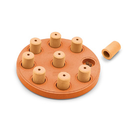 Nina Ottosson Dog Smart Wooden Interactive Dog Game & Toy - Orange image 1