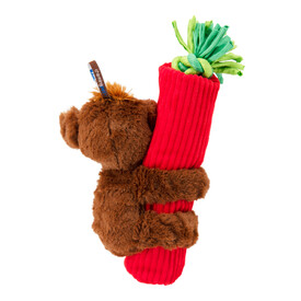 Outward Hound 3-in-1 Tug & Toss Dog Toy - Cuddly Climbers Monkey image 1