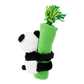 Outward Hound 3-in-1 Tug & Toss Dog Toy - Cuddly Climbers Panda image 1