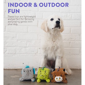 Outward Hound Cube-Eez 2-in-1 Squeaker Dog Toy - Gator image 1