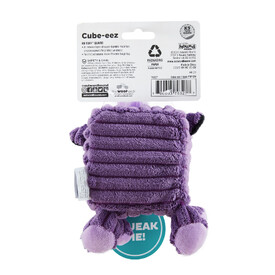 Outward Hound Cube-Eez 2-in-1 Squeaker Dog Toy - Hippo image 1