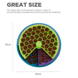 Outward Hound Lickin' Layers Slow Food & Treat Bowl for Dogs image 1