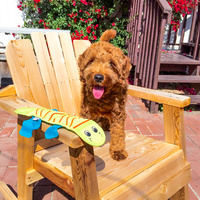 Fire Biterz Tough Green Lizard Dog Toy image 1