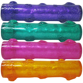 KONG Squeezz Crackle Textured Fetch Stick Dog Toy in Assorted Colours - Large x Pack of 4 image 1