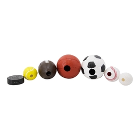 Planet Dog Durable Treat Dispensing & Fetch Dog Toy - Soccer Ball  image 1