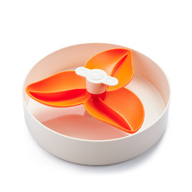 SPIN Interactive Adjustable Slow Feeder for Cats and Dogs - Flower image 1