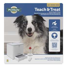 Petsafe Teach and Treat Remote Reward Dog Trainer Treat Dispenser image 1