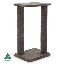 BOSSCAT Gus Premium Cat Scratcher with 2 Extra Tall Claw-Care Carpet Posts image 1