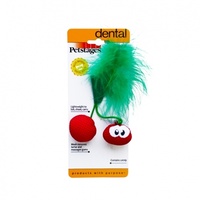 Petstages Dental Cherries Dental Care Cat Chew Toy with Catnip image 1