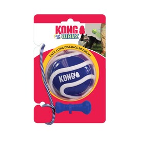 3 x KONG Wavz Bunjiball - Toss & Fetch Ball for Dogs in Assorted Colours - Large image 1