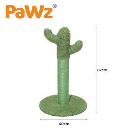 Cactus Cat Scratching Posts Pole Tree Kitten Climbing Scratcher Furniture Toys image 1