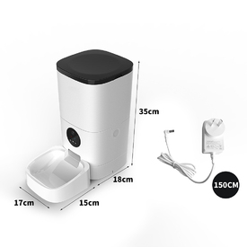 Pawz Auto Feeder Pet Automatic Camera Cat Dog Smart Hi-Def Wi-Fi App Food Dispenser image 1