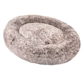The Nap Nest Bed Super Snuggler Fluffy Calming Bed - Brown image 1