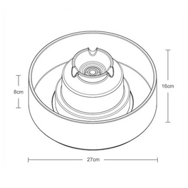 Ceramic Filtered Water Fountain image 1