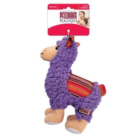 3 x KONG Sherps Plush Multi-textured Squeaker Dog Toy - Llama image 1