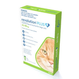 Revolution PLUS Flea, Worm & Tick Topical Prevention for Adult Cats 6-Pack image 1