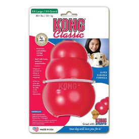 4 x KONG Classic Red Stuffable Non-Toxic Fetch Interactive Dog Toy - Medium image 1