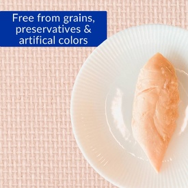 Inaba Cat Grilled Chicken Fillet in Chicken Flavoured Broth Meal Topper Treat - 6-Pack image 1
