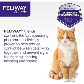 Feliway Friends Calming Pheromone for Multi-Cats - 48ml Refill Bottle image 1