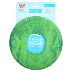 West Paw Seaflex Recycled Plastic Flyer Dog Toy - Sailz image 1