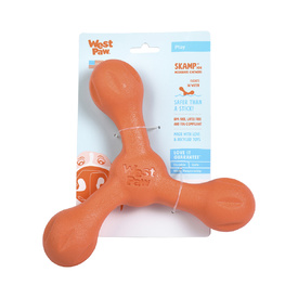 West Paw Skamp Flyer-Inspired Fetch Dog Toy in Bright Colours image 1