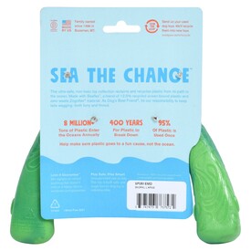 West Paw Seaflex Recycled Plastic Tug Dog Toy - Snorkl image 1