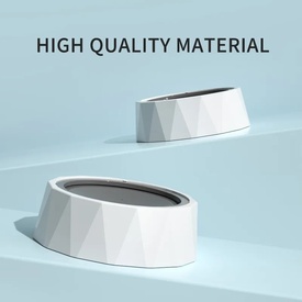 All Fur You Anti Splash Water Bowl Diamond Round 1L | No Mess Pet Water Bowl image 1