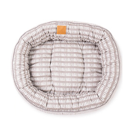 Mog & Bone 4 Seasons Reversible Dog Bed - Latte Mosaic image 1