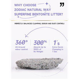 ZODIAC Natural Way Original Superfine Bentonite Cat Litter 4.5Kg image 1