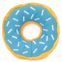 Zippy Paws Plush Jumbo Donutz Dog Toy with Blaster Squeaker image 1