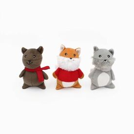 Zippy Paws Interactive Burrow Dog Toy - Retro Camper  image 1